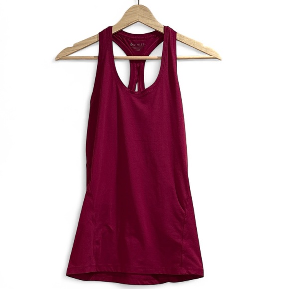 Athleta - Women's Burgundy Limitless Keyhole Tank Top - XXS (Fits like Small) - Picture 1 of 8